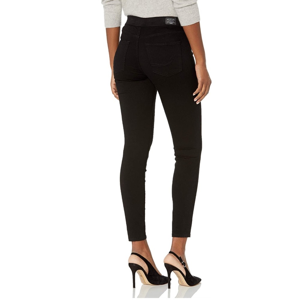 SIGNATURE BY LEVI STRAUSS & CO GOLD PULL ON SKINNY JEANS - Picture 3 of 7